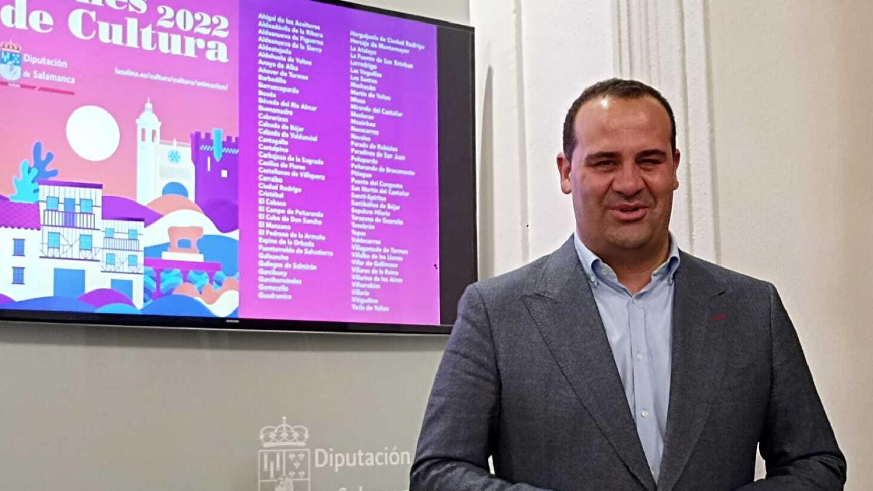 El diputado de Cultura y alcalde de Santa Marta, David Mingo