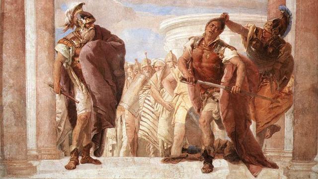 'La cólera de Aquiles', de Giambattista Tiepolo, 1757