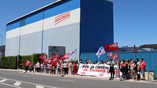 Concentración frente a Pescanova en una imagen de archivo