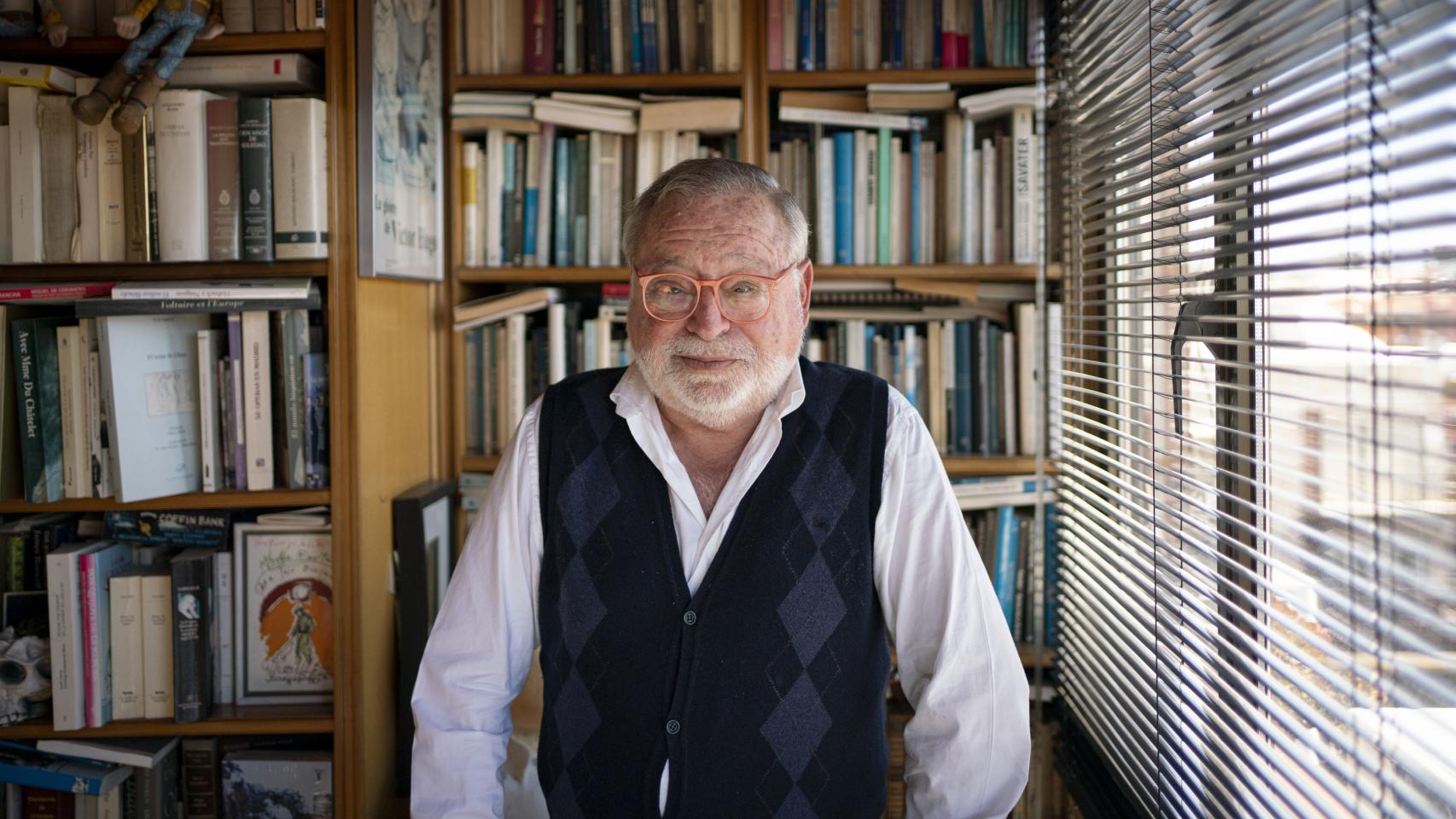 Fernando Savater, durante la entrevista con El Cultural.