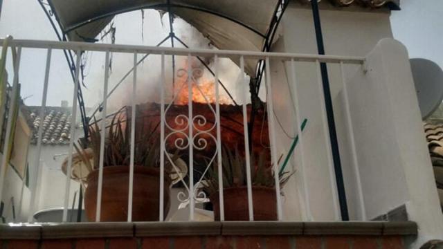 El incendio en Mijas.