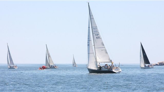 Imagen de la XI Regata Congalsa organizada por el Club Náutico Deportivo de Riveira.