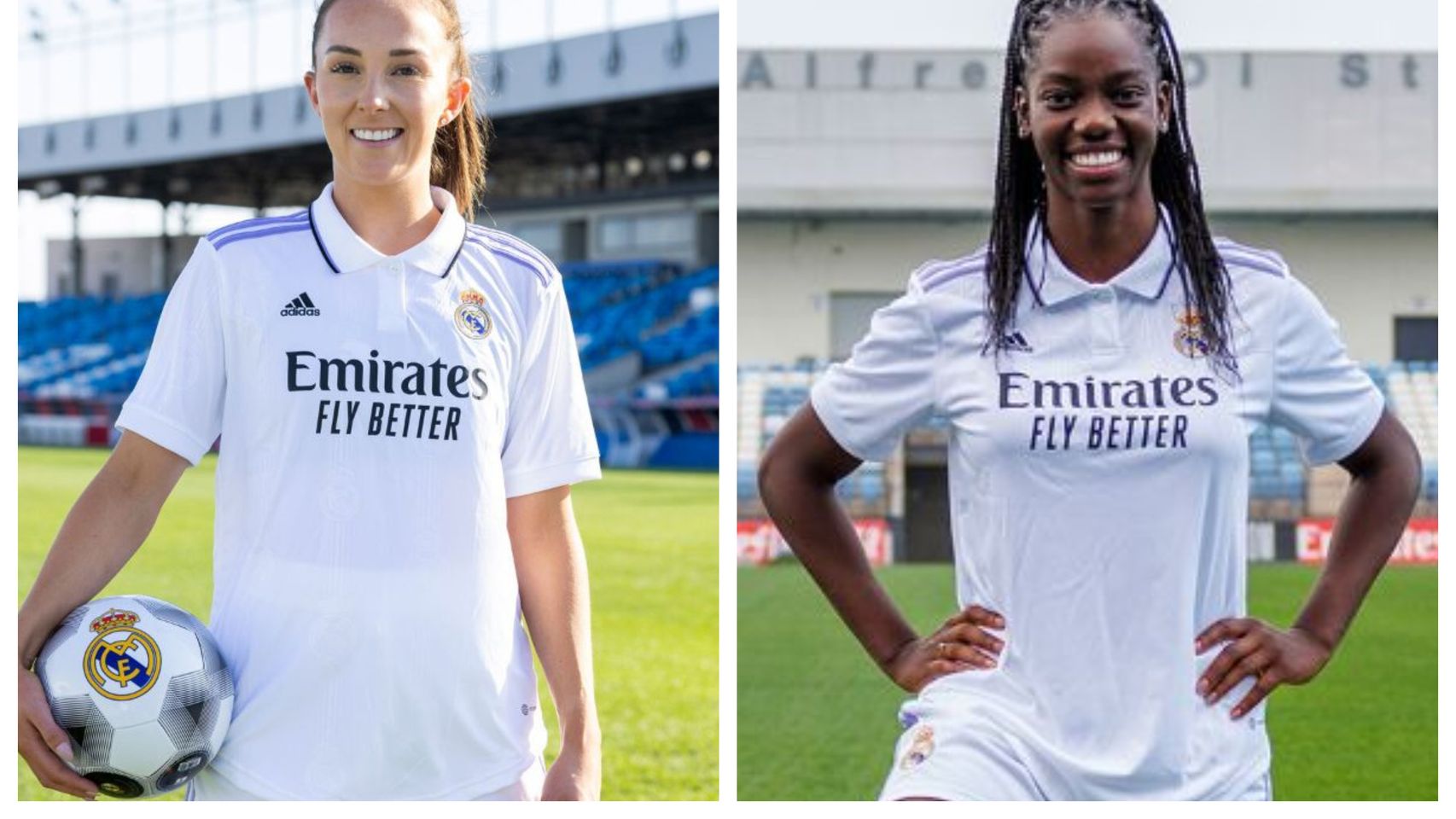 Caroline Weir y Naomie Feller, nuevas jugadoras del Real Madrid Femenino