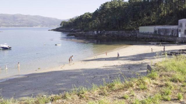 Playa de Somorto, en Muros.