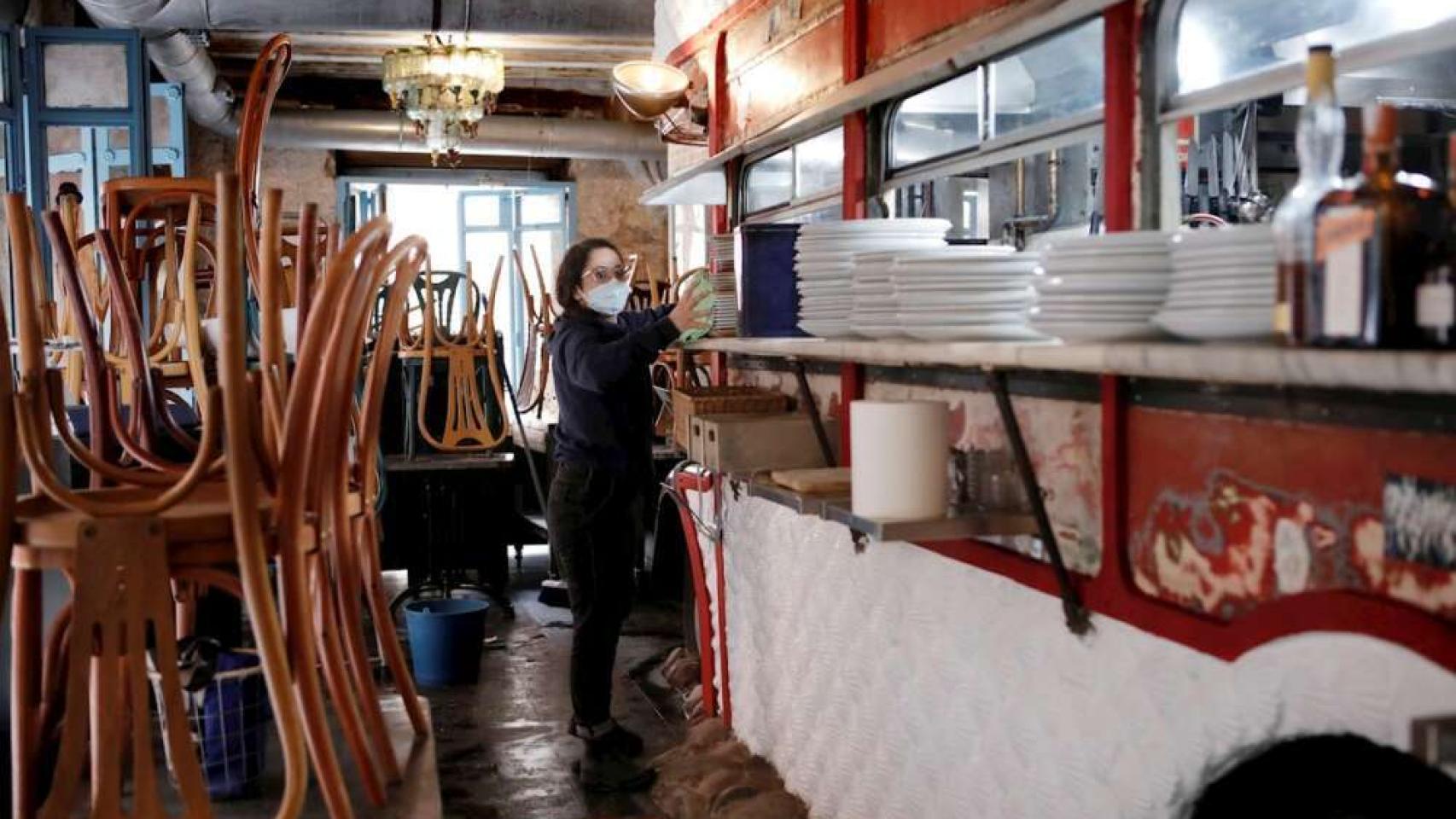 Un restaurante, en imagen de archivo.