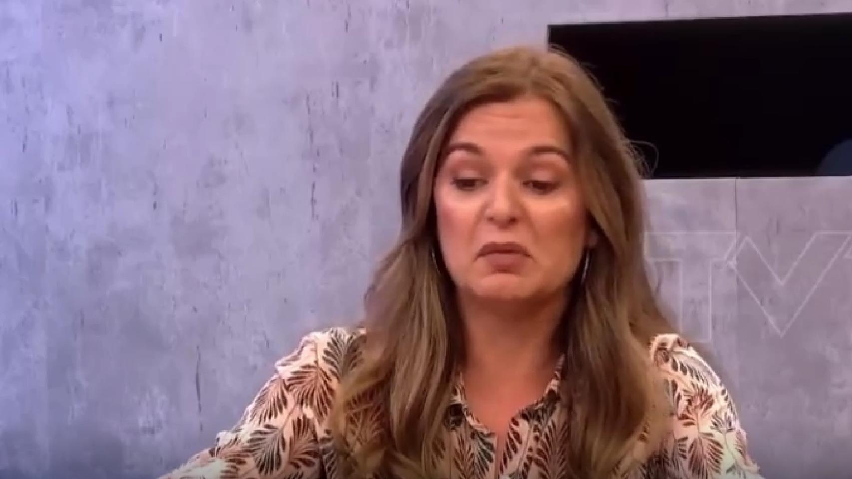 La secretaria local de Comunicación del PSOE de Torrevieja, Myriam Ghersi, en el debate.
