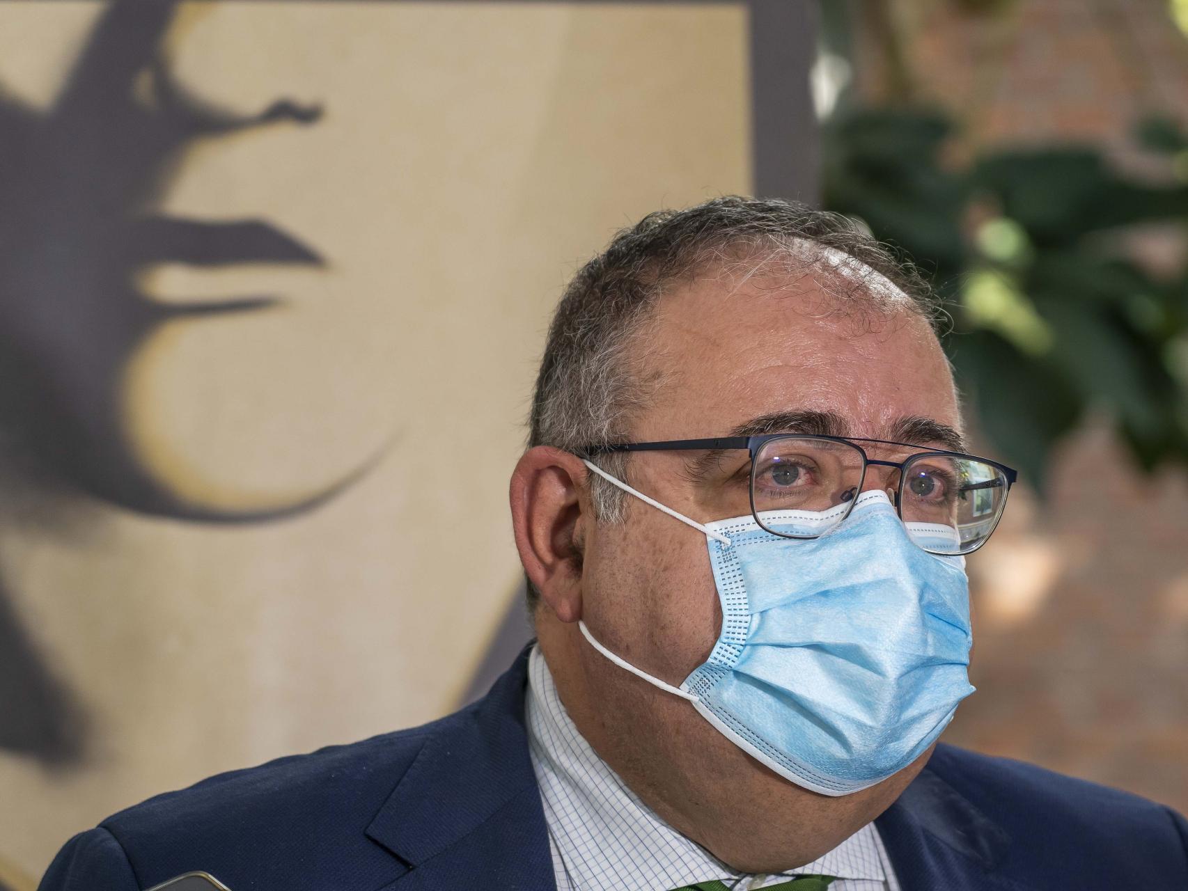 El consejero de Sanidad, Alejandro Vázquez, en unas jornadas celebradas este lunes en Valladolid.