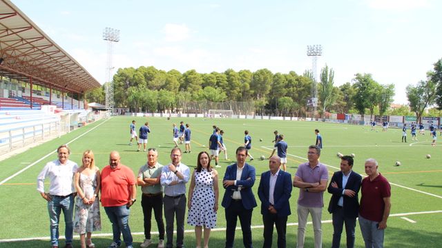 Caballero en la Ciudad Deportiva de Alcázar de San Juan