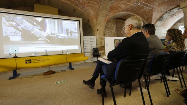 El conselleiro, Francisco Conde, en el acto de esta mañana