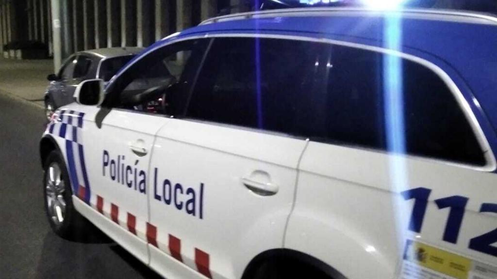 Un vehículo de la Policía Local de León