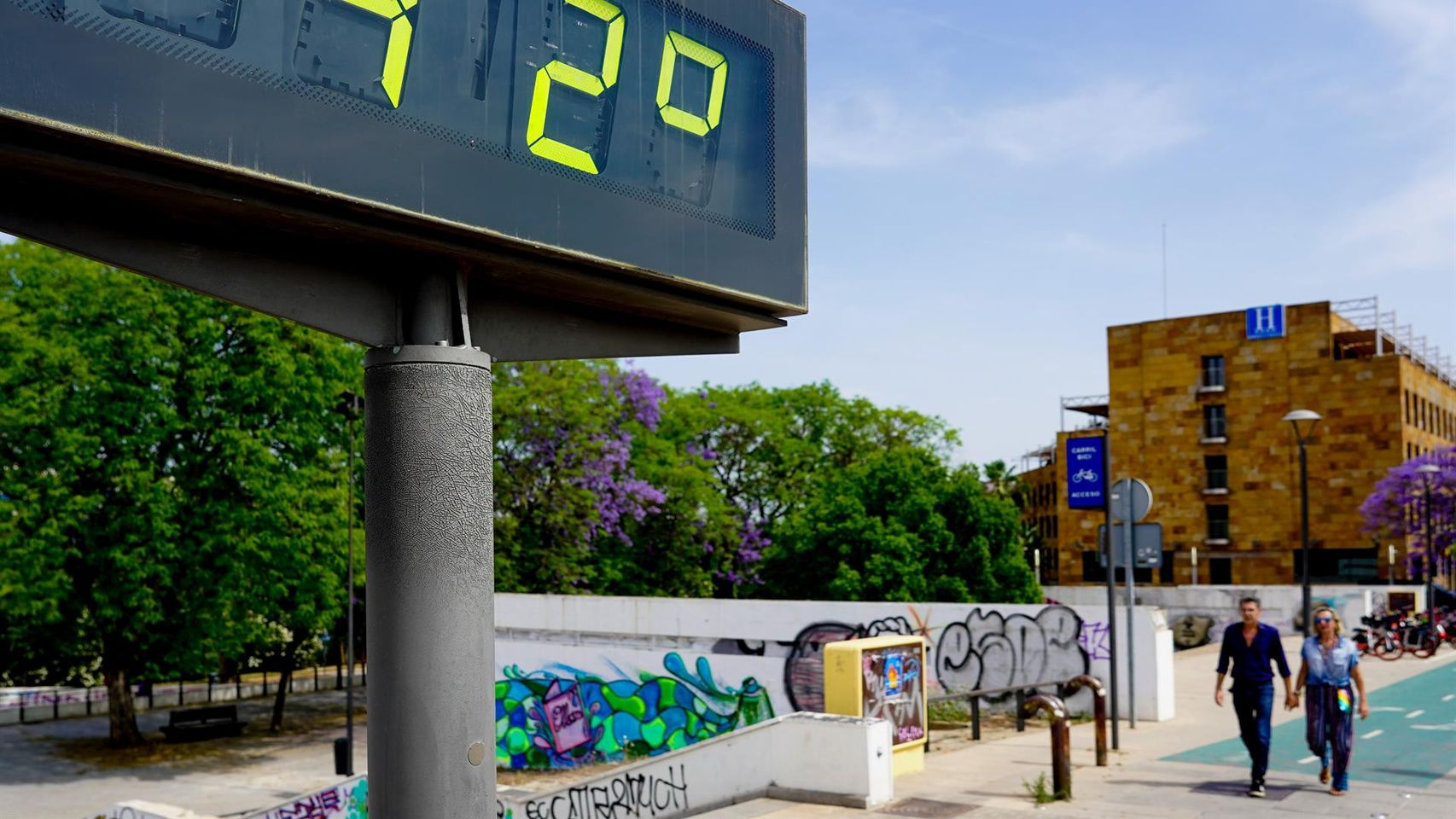 Termómetro urbano.