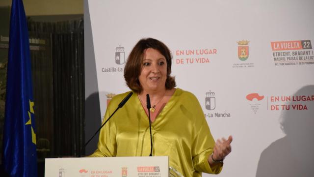 La consejera Patricia Franco, este miércoles en un acto en Talavera