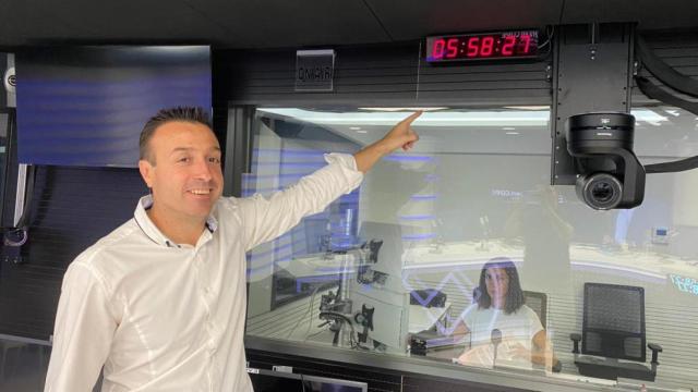 Antonio Herraiz, a punto de dar comienzo el programa Herrera en Cope, en el que sustituye durante el verano a Carlos Herrera.