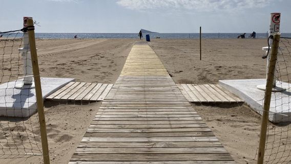 Pasarela de madera de Benidorm, en imagen de archivo.