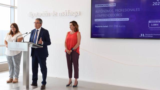 Francisco Salado, en la presentación de los planes de ayuda.