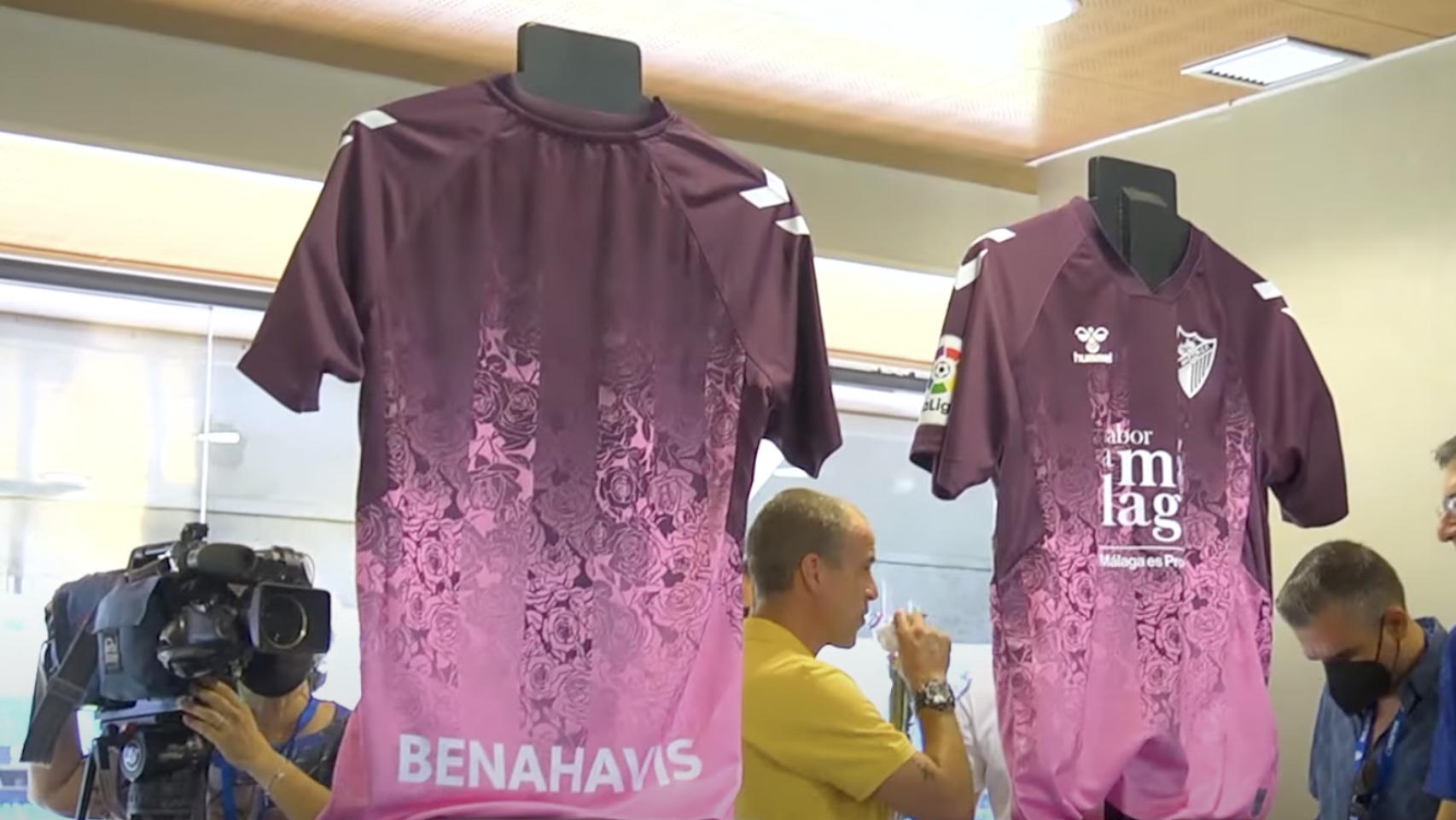 La segunda camiseta del Málaga CF para la temporada 2022-23