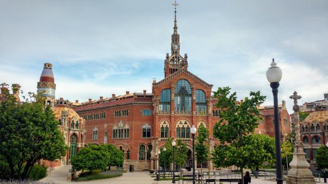 Recinto modernista del Hospital de Sant Pau, donde tiene la sede y está ubicado el BHH.