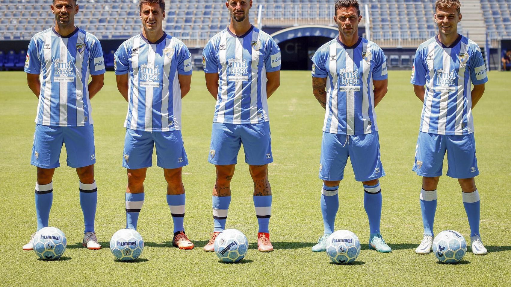 Juanfran, Unai Bustinza, Fran Sol, Rubén Castro y Aleix Febas.