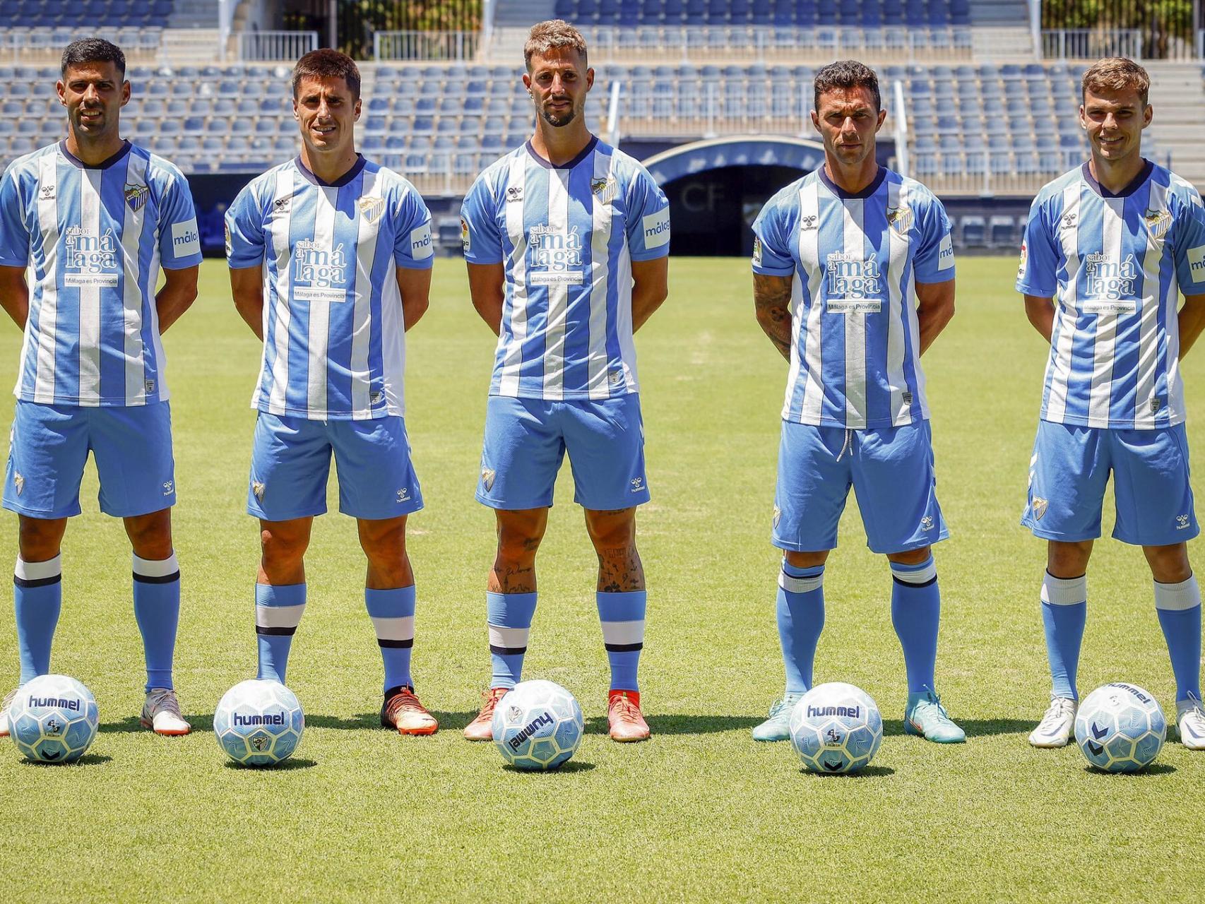 Juanfran, Unai Bustinza, Fran Sol, Rubén Castro y Aleix Febas.
