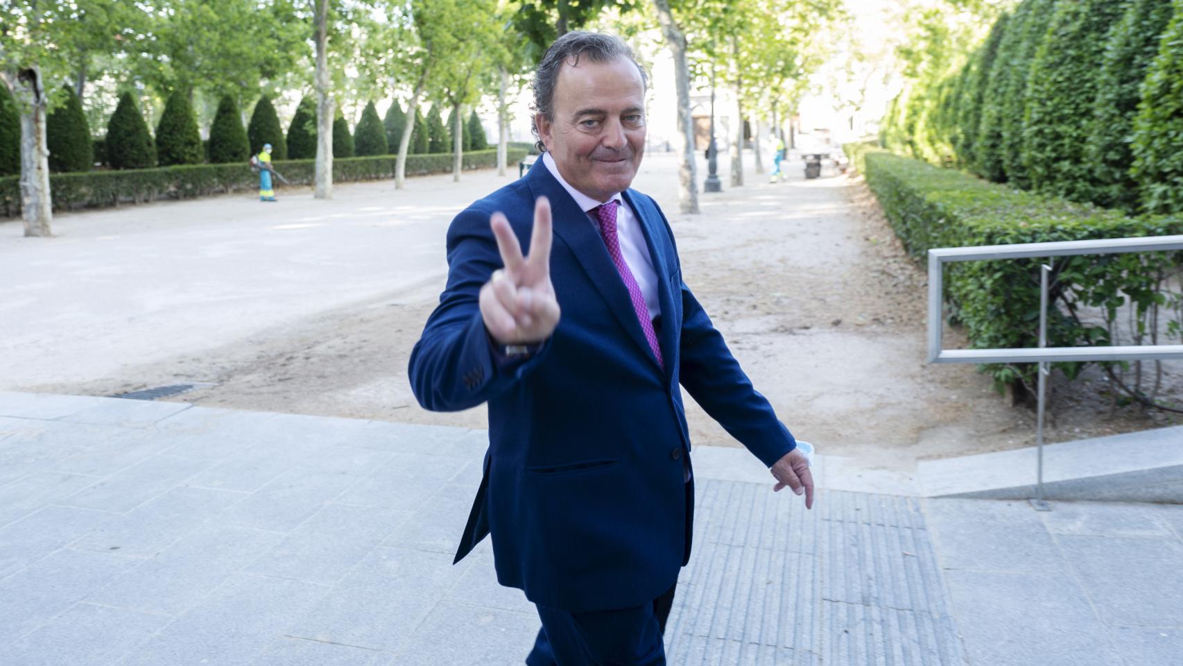 El exjuez Fernando Presencia, en la Audiencia Nacional.