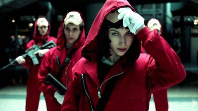 Un fotograma de La casa de papel.