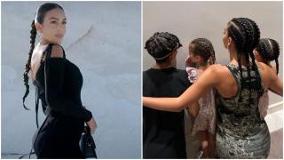 El peinado todoterreno de Georgina Rodríguez: la trenza XL para las galas y las 'french braids' para jugar