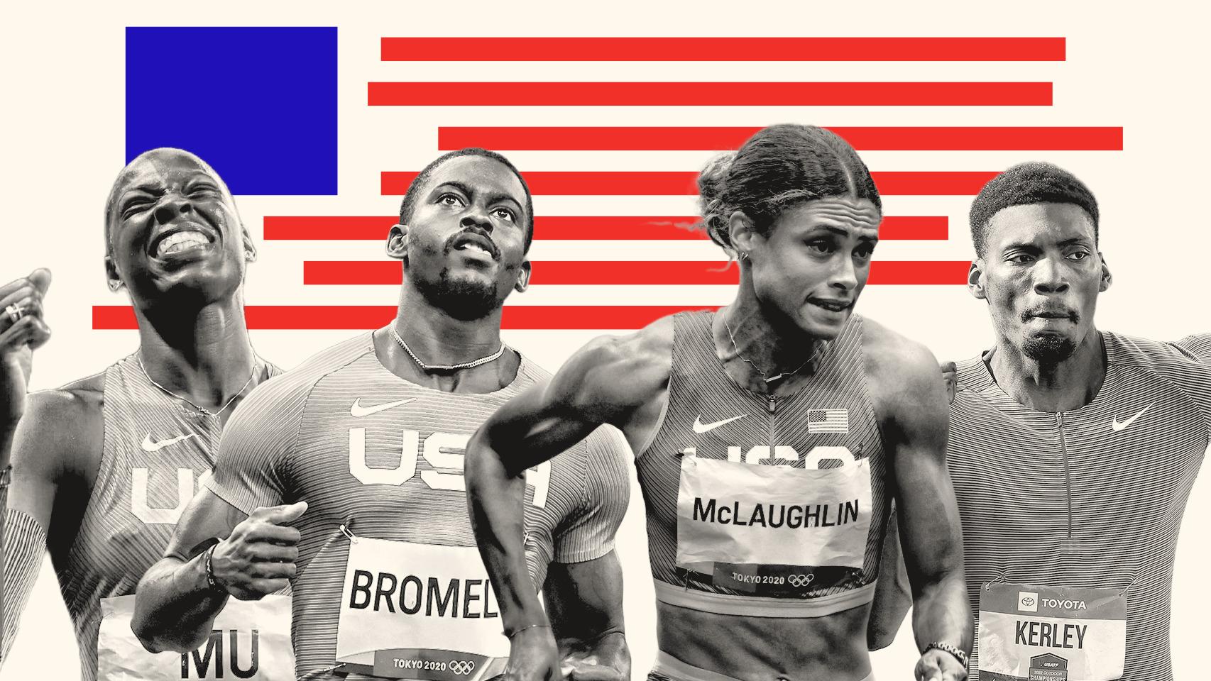 Miembros del equipo de atletismo de Estados Unidos