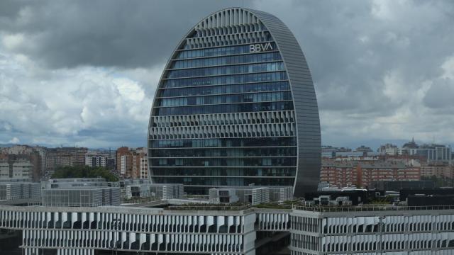 La sede del BBVA, en Madrid.