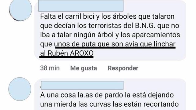 Las amenazas denunciadas por el primer teniente de alcaldesa de Lugo, Rubén Arroxo.