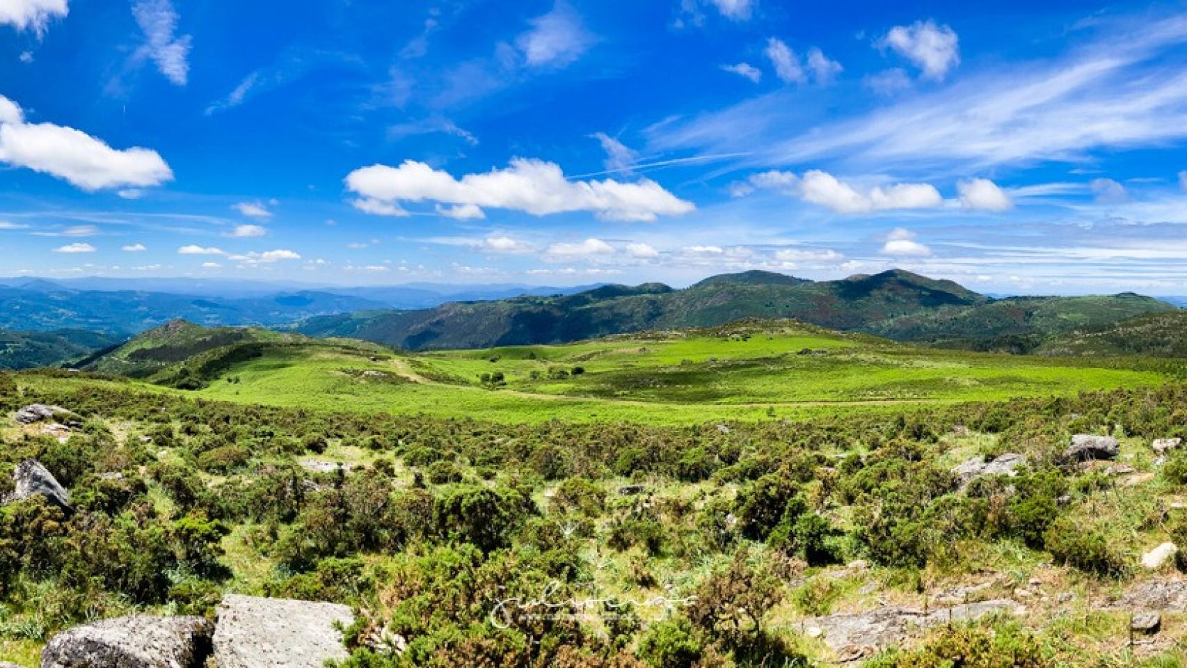 Vista desde O Covelo (Pontevedra)