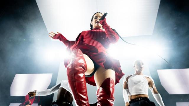 Rosalía, en un momento del concierto.