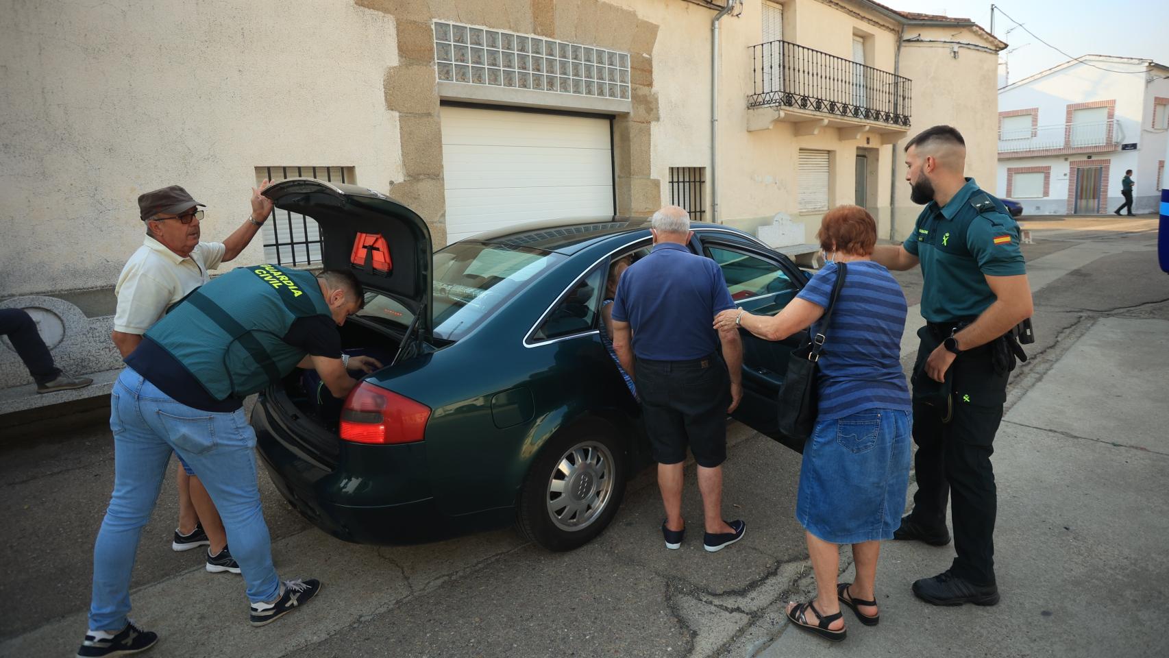 Desalojo de Guadapero y Morasverdes