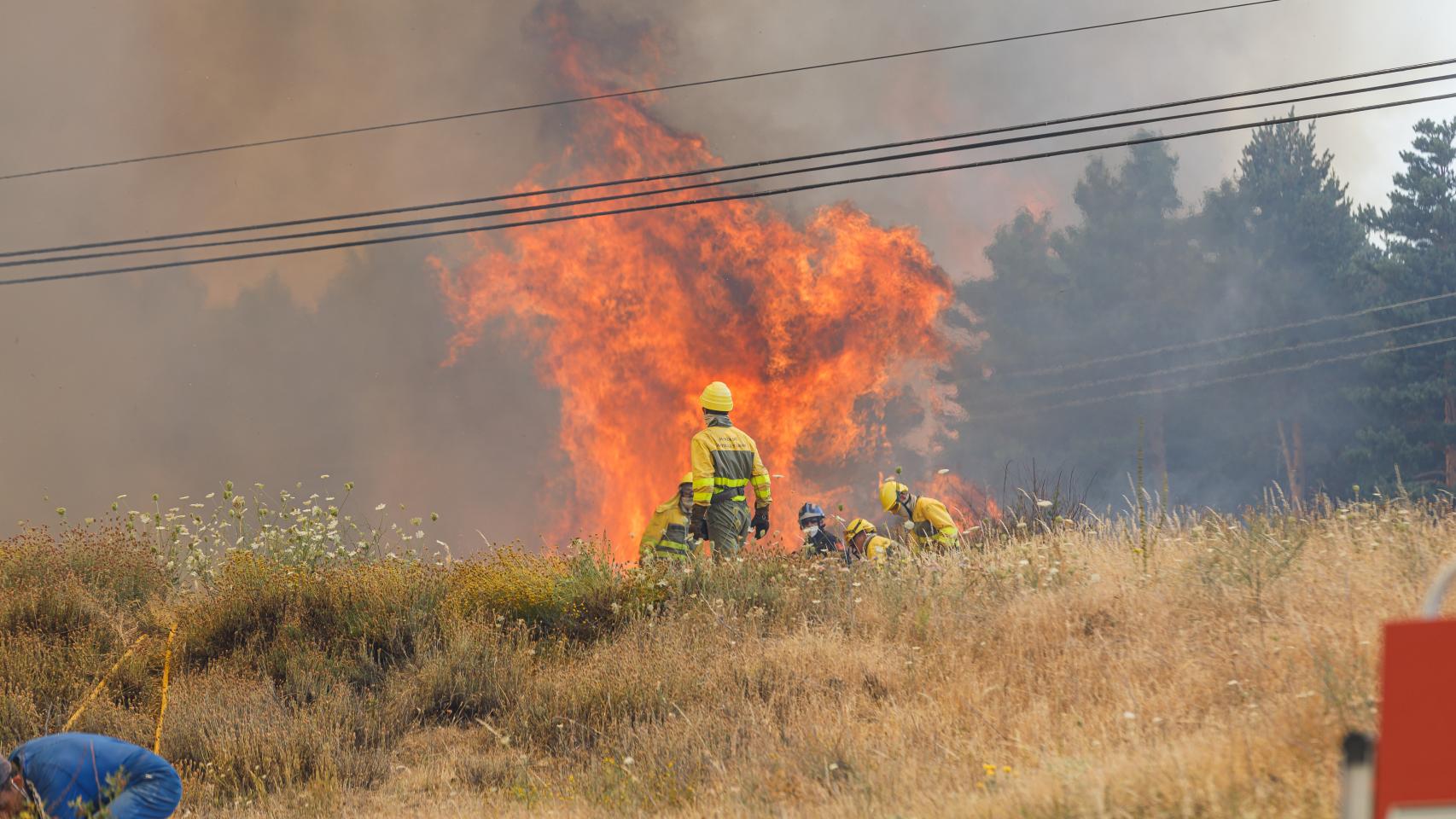 Incendio en Navafría