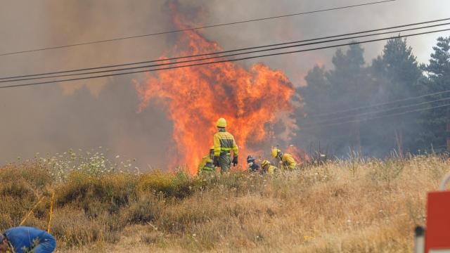 Incendio en Navafría