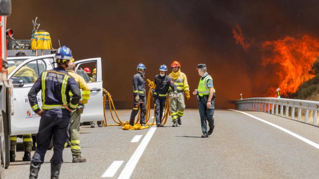 Incendio en Navafría