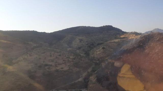 Imagel del incendio forestal.