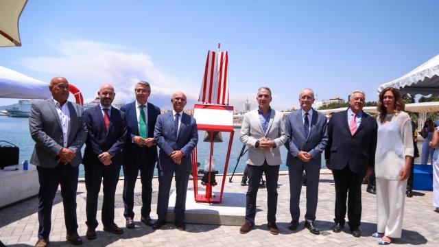 Acto de inauguración de la marina de megayates de Málaga.