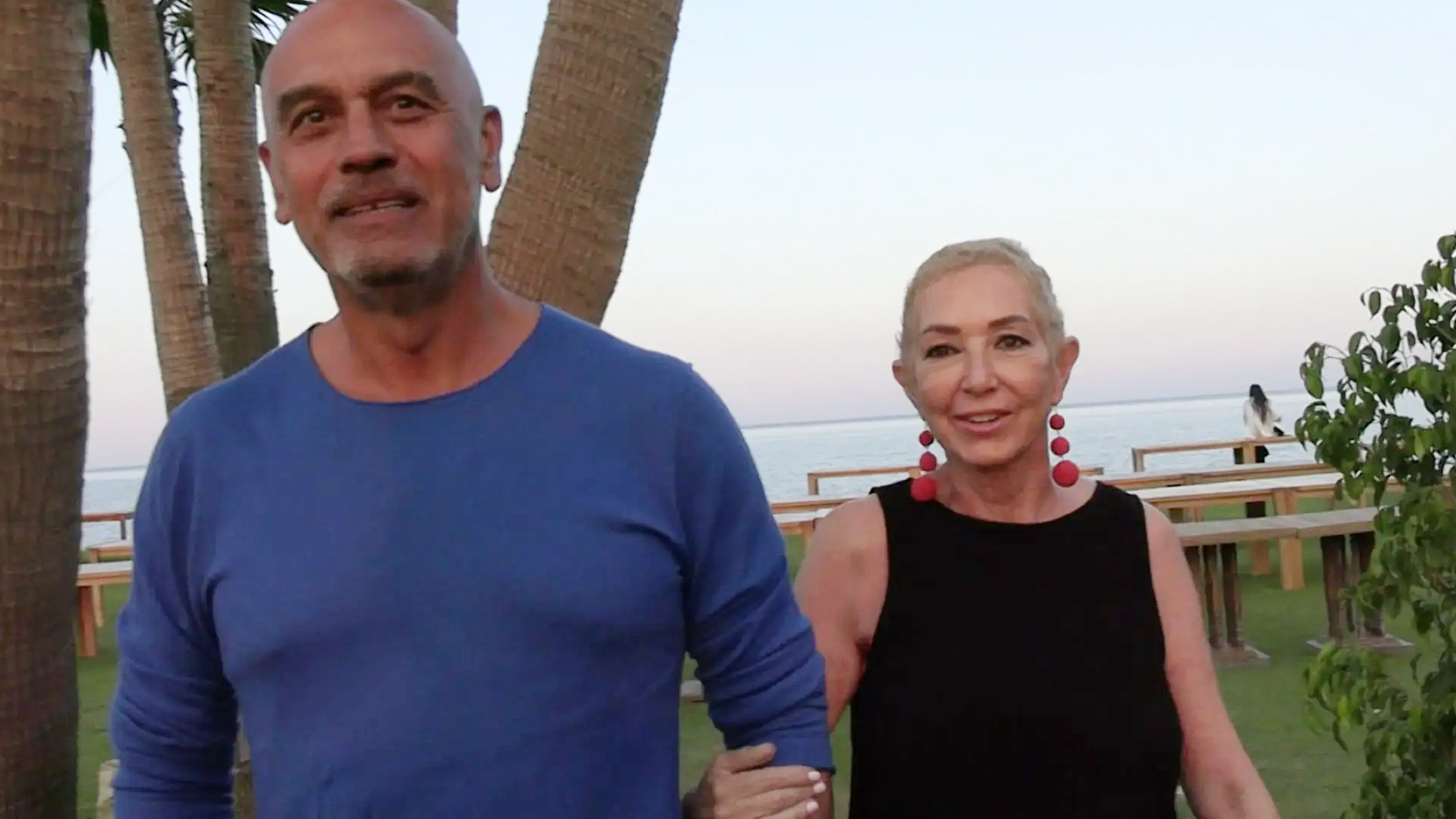Juan Muñoz y Ana Rosa Quintana, en el Flamenco Festival Trocadero en Sotogrande.