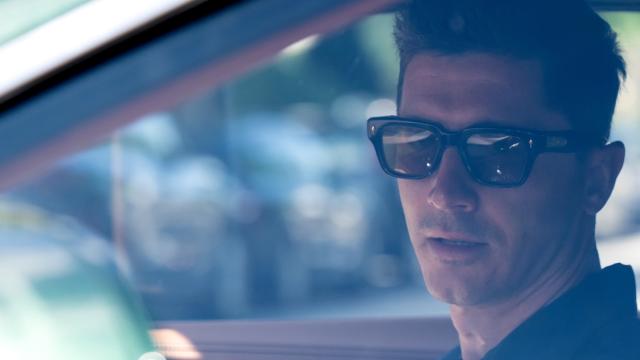 Robert Lewandowski, llegando a la ciudad deportiva del Bayern Múnich
