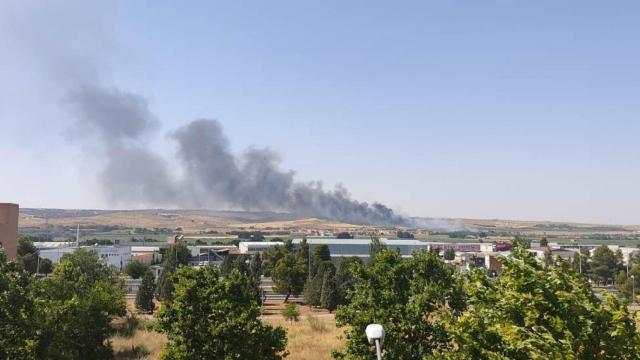 Incendio en Tobarra. Foto: INFOCAM.
