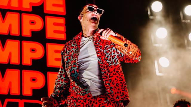 Daddy Yankee, en una imagen del concierto de Málaga anoche.