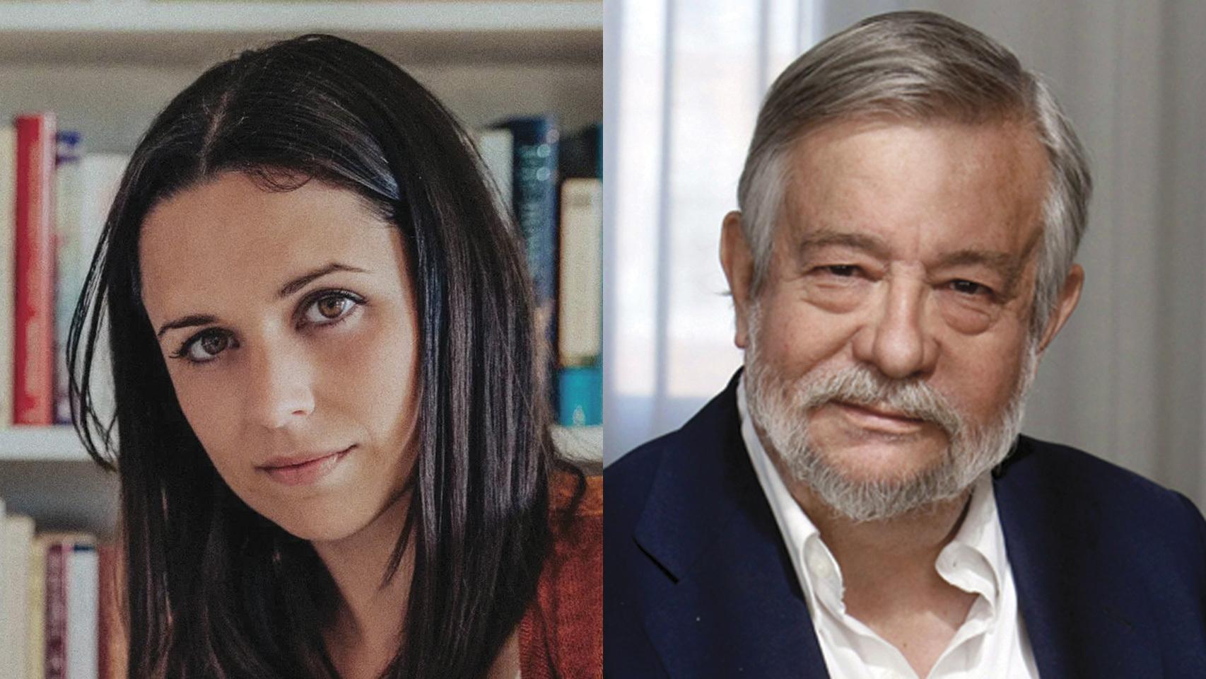 Alice Kellen (Foto: Greg A. Sebastian) y José María Guelbenzu (Foto: Archivo)