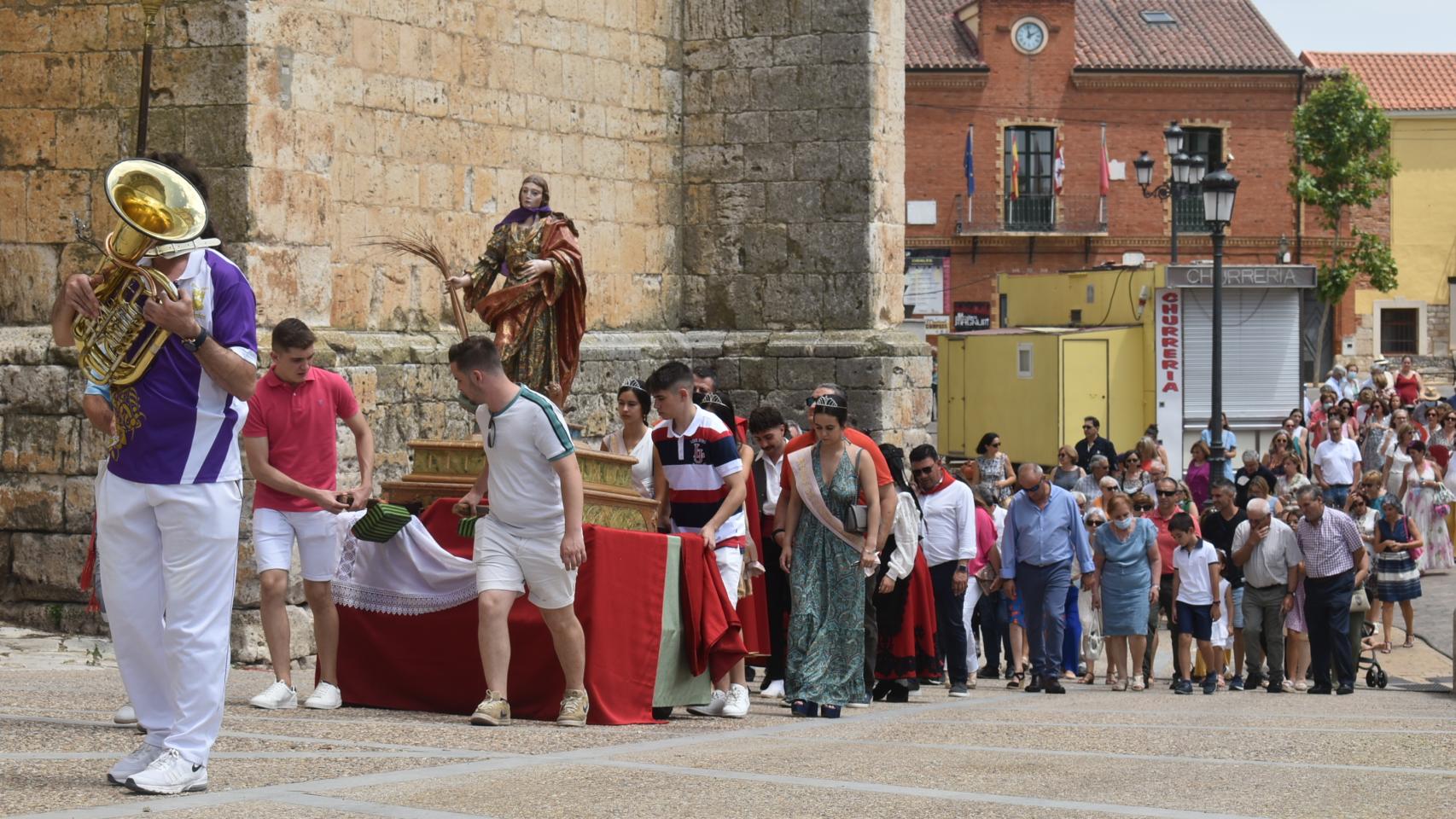 Imagen de la procesión de Cigales