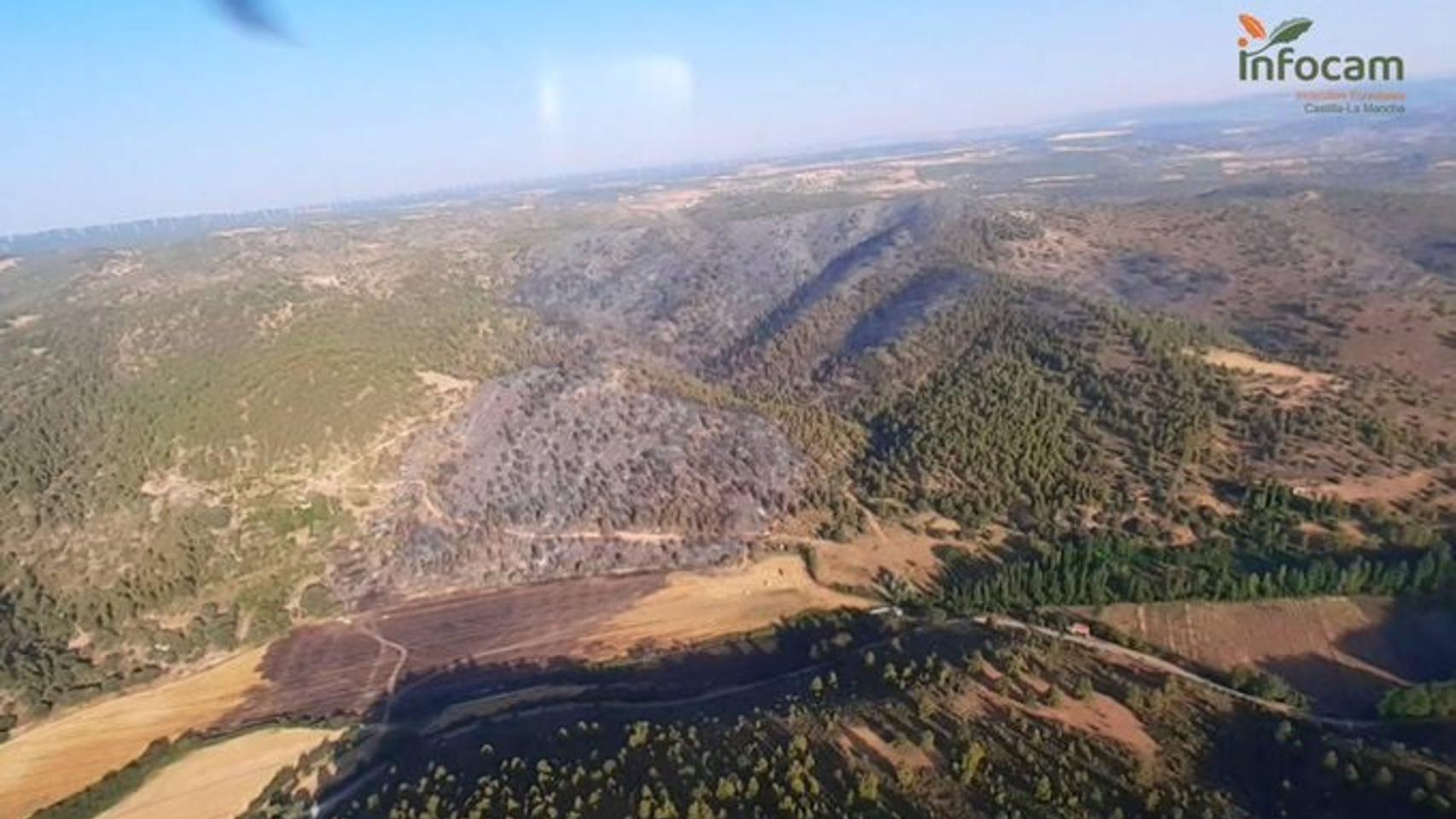 Incendio de Casas Lázaro (Albacete)