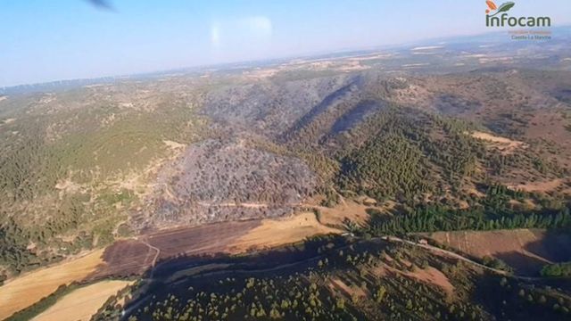 Incendio de Casas Lázaro (Albacete)