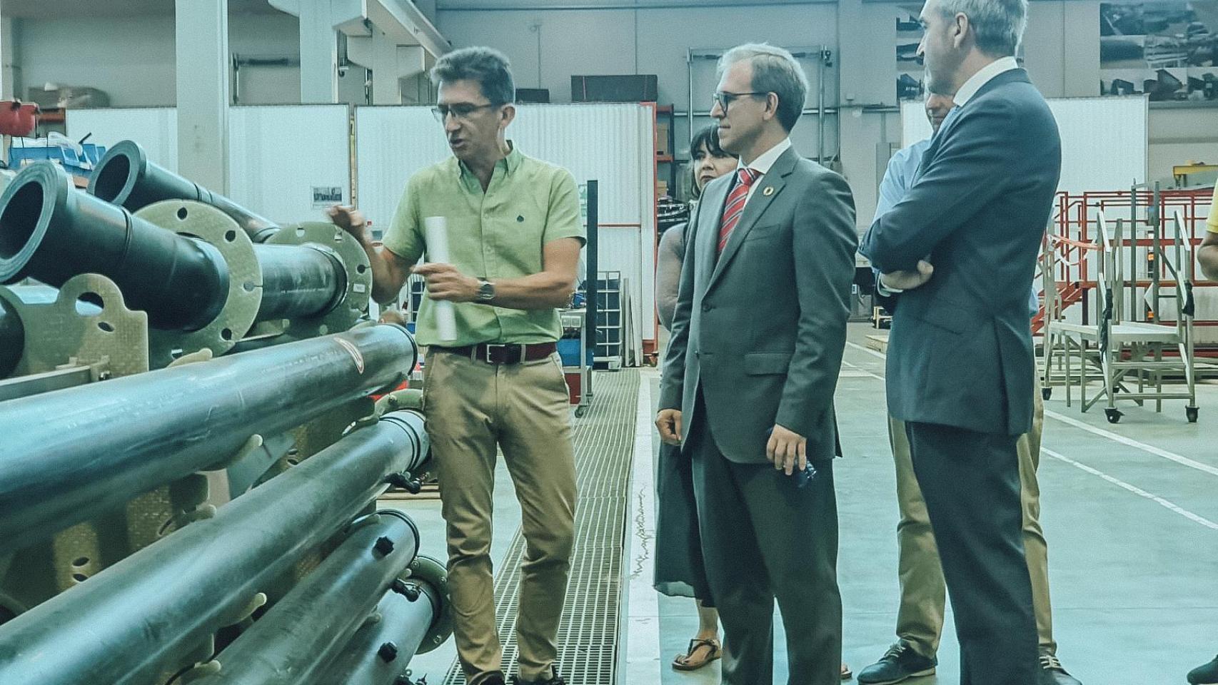 Mariano Veganzones, en una reciente visita a Toro Equipment