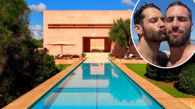 Simon Porte Jacquemus y Marco Maestri junto a Neuendorf House en un montaje de El Español.