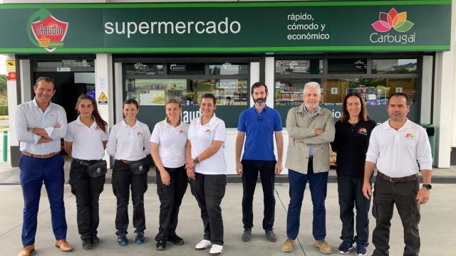 Inauguración del nuevo Claudio Express en Alvedro, Culleredo.