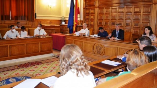 Pleno de la Diputación de Toledo este miércoles.