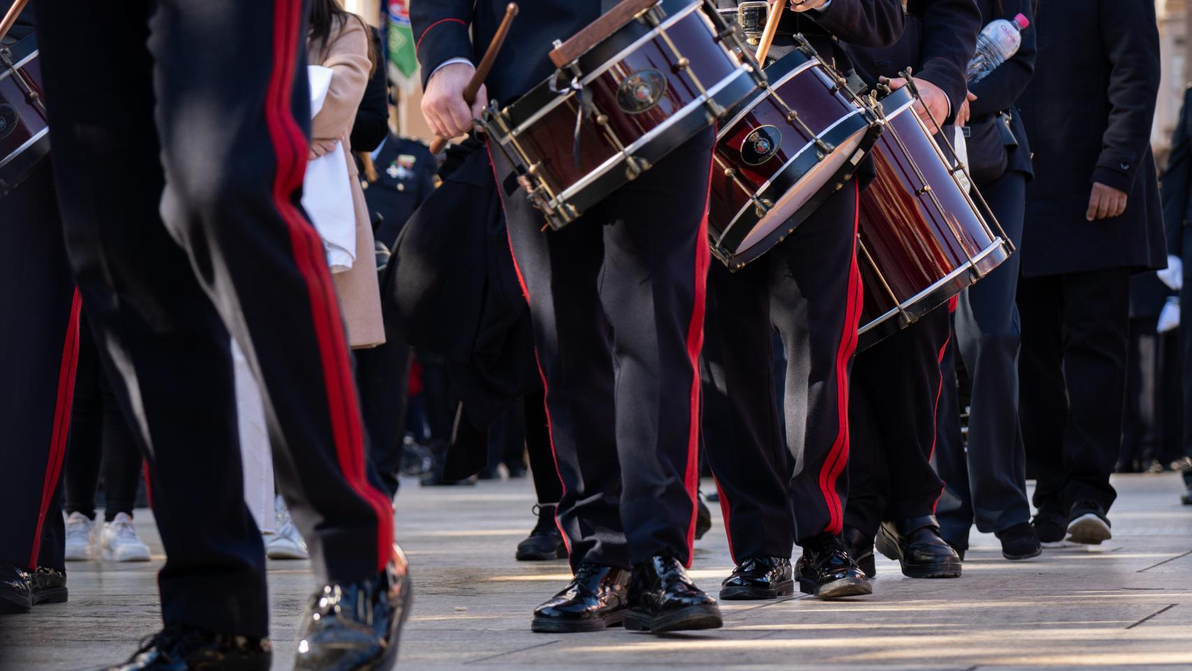Imagen de una banda durante la Semana Santa de 2022.